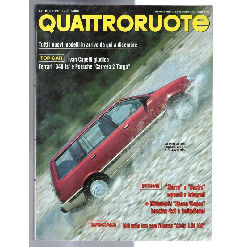 QUATTRORUOTE-n 418, agosto-1990