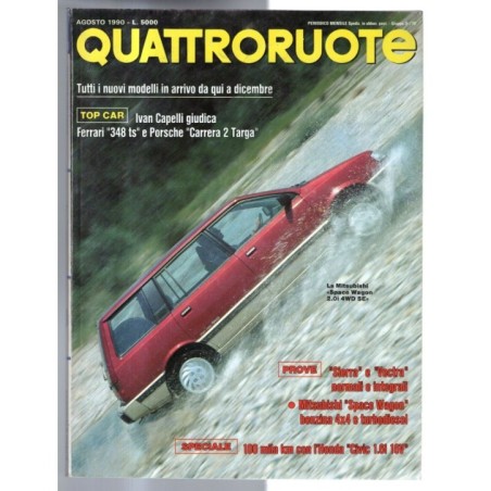 QUATTRORUOTE-n 418, agosto-1990