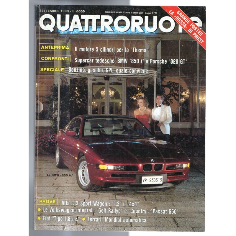 QUATTRORUOTE-n 419, settembre-1990