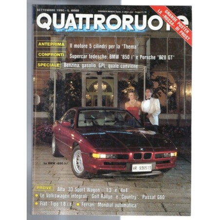 QUATTRORUOTE-n 419, settembre-1990