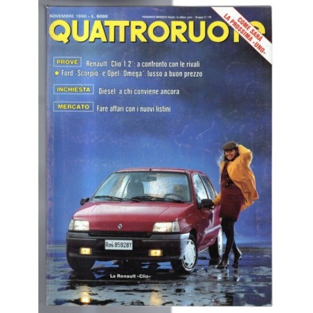 QUATTRORUOTE-n 421, novembre-1990