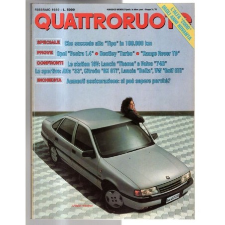 QUATTRORUOTE-n 400, febbraio-1989