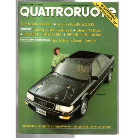 QUATTRORUOTE-n 401, marzo-1989