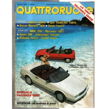 QUATTRORUOTE-n 405, luglio-1989