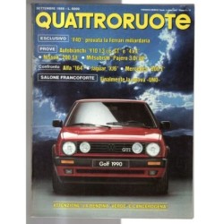 QUATTRORUOTE-n 407, settembre-1989