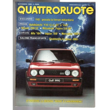 QUATTRORUOTE-n 407, settembre-1989