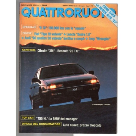 QUATTRORUOTE-n 409, novembre-1989