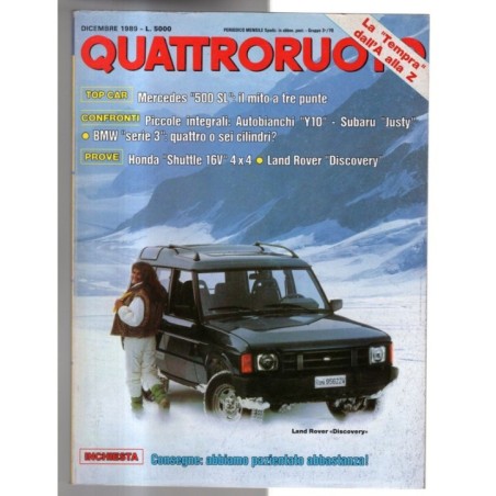 QUATTRORUOTE-n 410, dicembre-1989