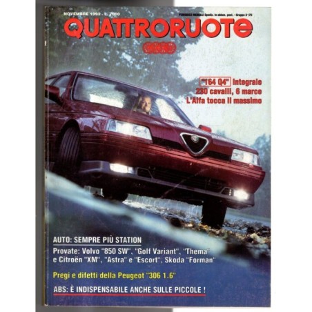 QUATTRORUOTE-n 457, novembre-1993