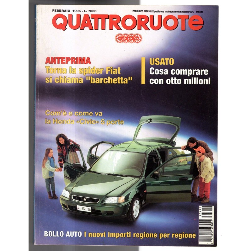 QUATTRORUOTE-n 472, febbraio-1995