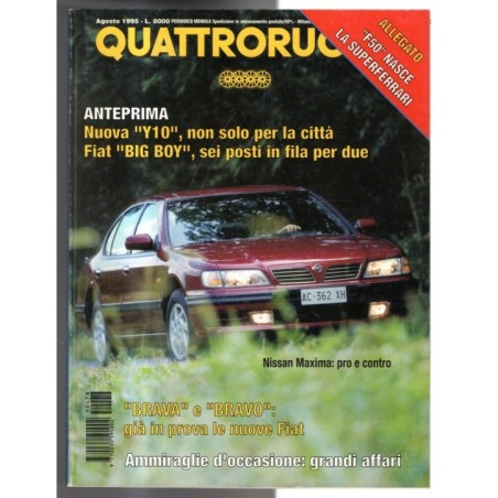 QUATTRORUOTE-n 478, agosto-1995