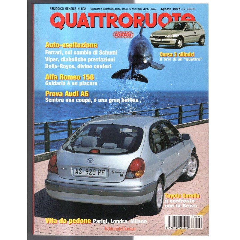QUATTRORUOTE-n 502, agosto-1997