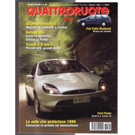 QUATTRORUOTE-n 504, ottobre-1997