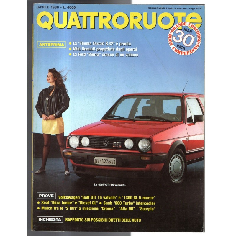 QUATTRORUOTE-n 366, aprile-1986