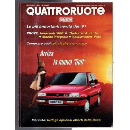 QUATTRORUOTE-n 423, gennaio-1991