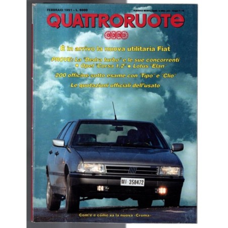QUATTRORUOTE-n 424, febbraio-1991