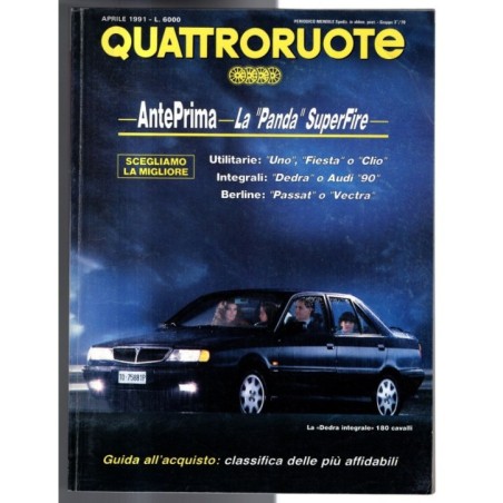 QUATTRORUOTE-n 426, aprile-1991