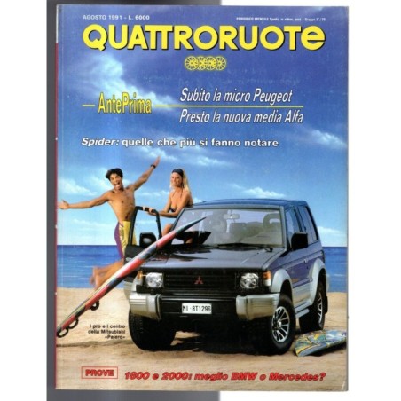 QUATTRORUOTE-n 430, agosto-1991