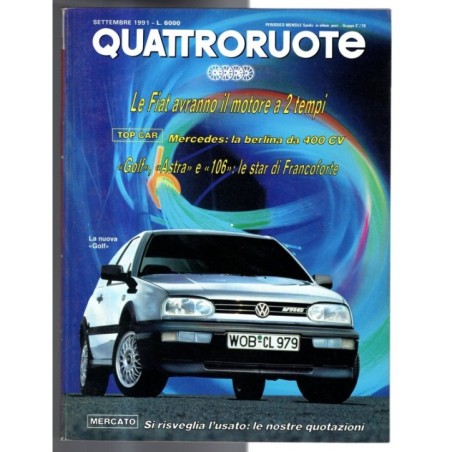 QUATTRORUOTE-n 431, settembre-1991
