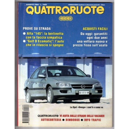 QUATTRORUOTE-n 466, agosto-1994