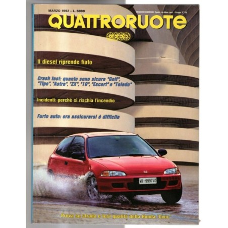 QUATTRORUOTE-n 437, marzo-1992
