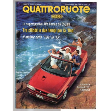 QUATTRORUOTE-n 442, agosto-1992