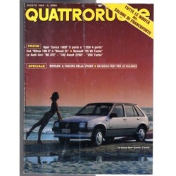 QUATTRORUOTE-n 358, agosto-1985