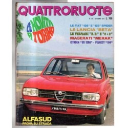 QUATTRORUOTE-n 202, ottobre-1972