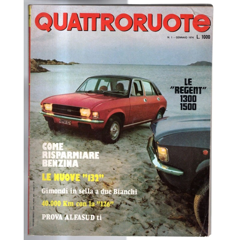 QUATTRORUOTE-n 217, gennaio-1974