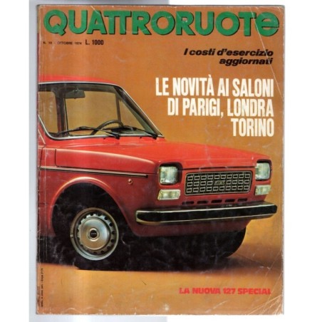 QUATTRORUOTE-n 226, ottobre-1974