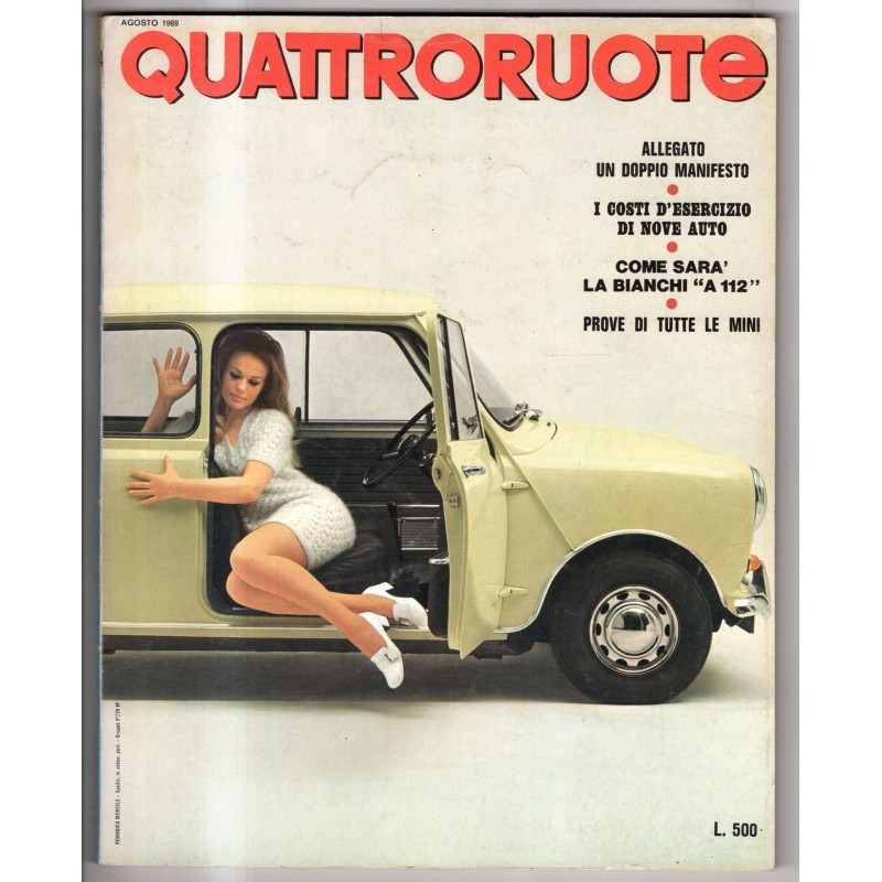 QUATTRORUOTE-n 164, agosto-1969