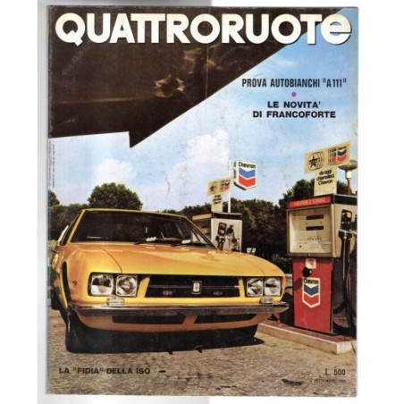 QUATTRORUOTE-n 165, settembre-1969