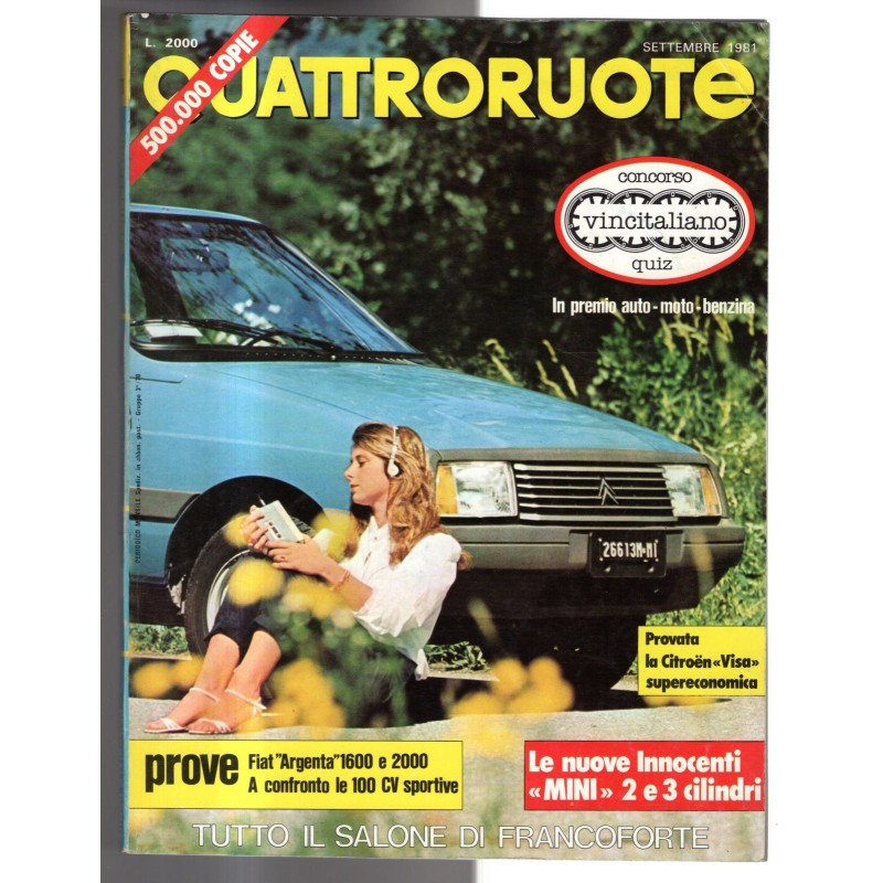 QUATTRORUOTE-n 311, settembre-1981