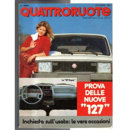 QUATTRORUOTE-n 314, dicembre-1981