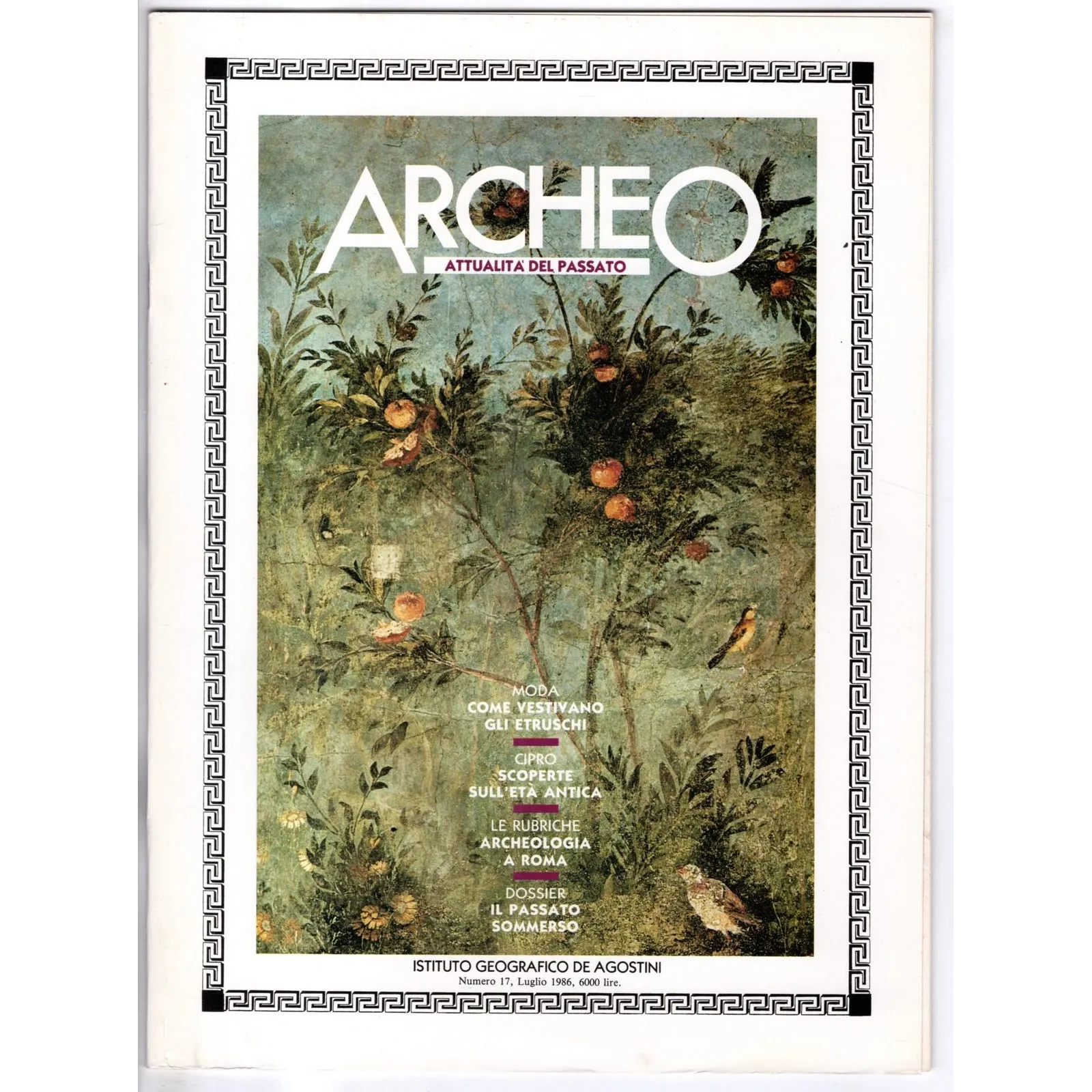 ARCHEO-n 17, luglio-1986