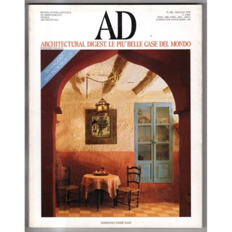 AD. ARCHITECTURAL DIGEST-n 204, maggio-1998