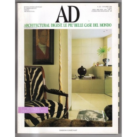 AD. ARCHITECTURAL DIGEST-n 221, ottobre-1999