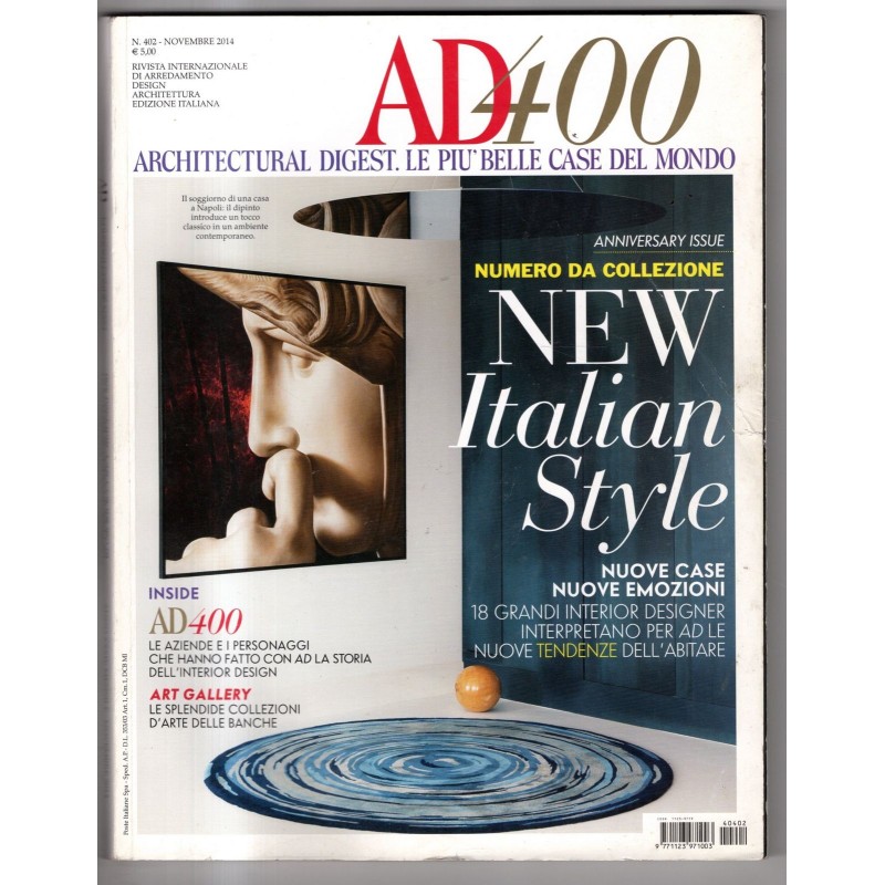 AD. ARCHITECTURAL DIGEST-n 402, novembre-2014