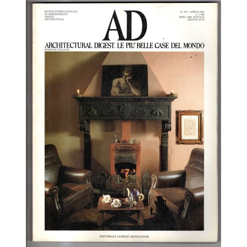 AD. ARCHITECTURAL DIGEST-n 119, aprile-1991