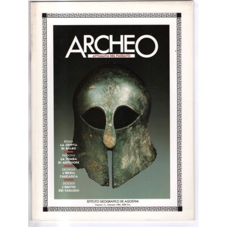 ARCHEO-n 11, gennaio-1986
