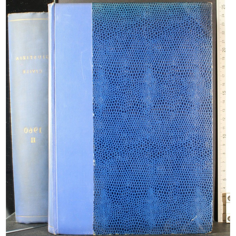 RACCOLTA RIVISTE GIUSTIZIA CIVILE-tomo II-1960