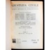 RACCOLTA RIVISTE GIUSTIZIA CIVILE-tomo I-1960