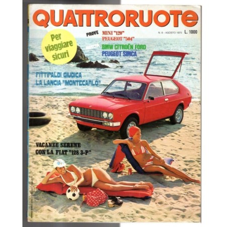 QUATTRORUOTE-n 236, agosto-1975