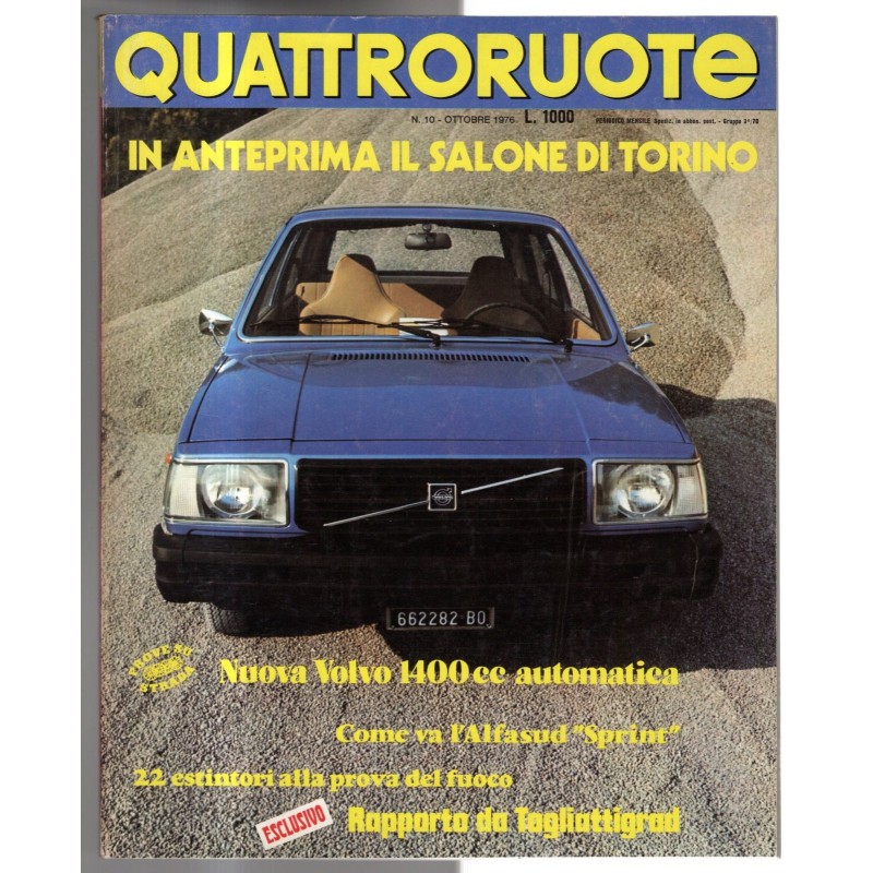 QUATTRORUOTE-n 250, ottobre-1976