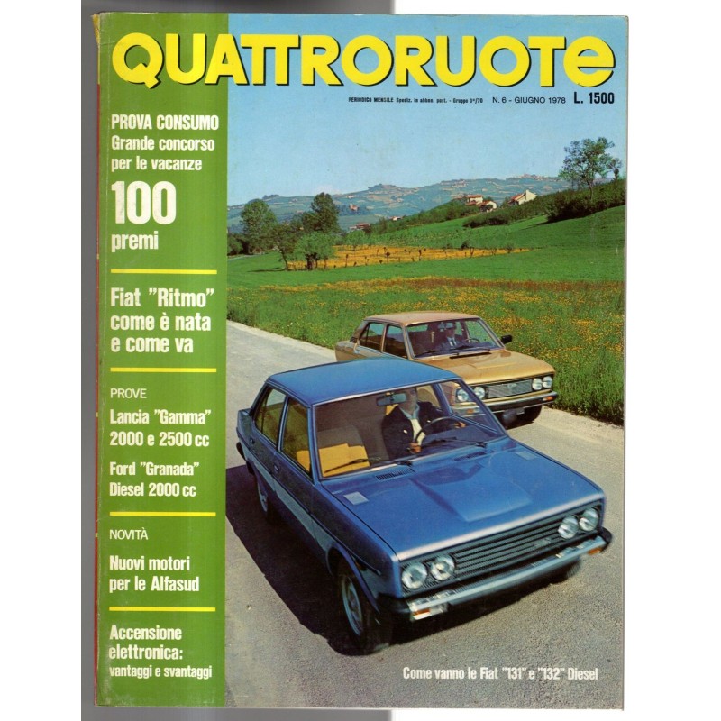QUATTRORUOTE-n 271, giugno-1978