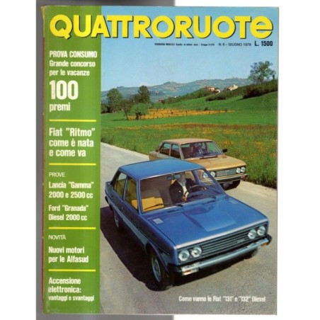 QUATTRORUOTE-n 271, giugno-1978