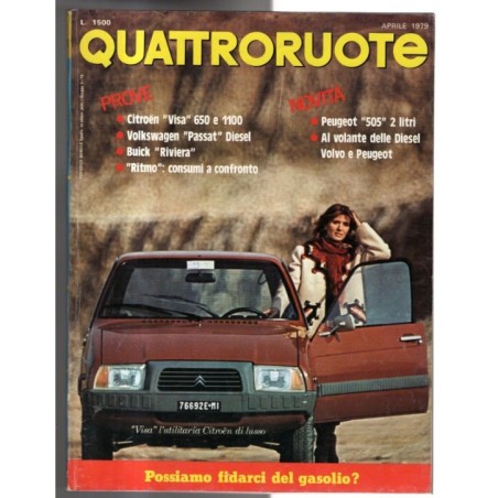 QUATTRORUOTE-n 281, aprile-1979