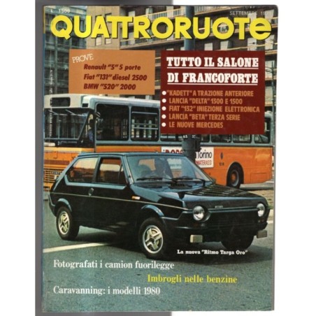 QUATTRORUOTE-n 286, settembre-1979