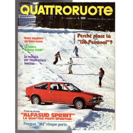 QUATTRORUOTE-n 253, gennaio-1977