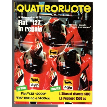 QUATTRORUOTE-n 260, agosto-1977
